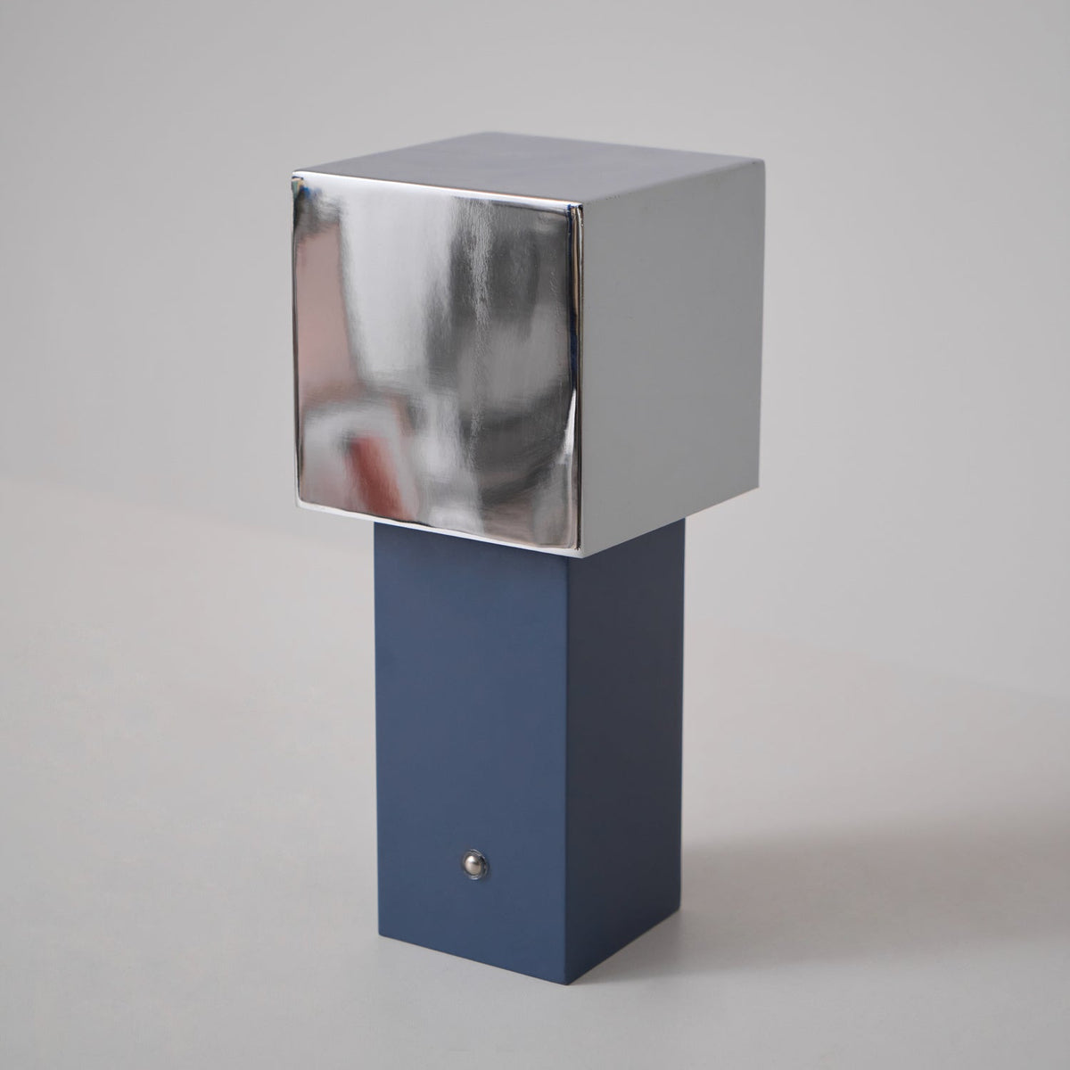 Cubic Accent Portable Table Lamp-Neutral Decor
