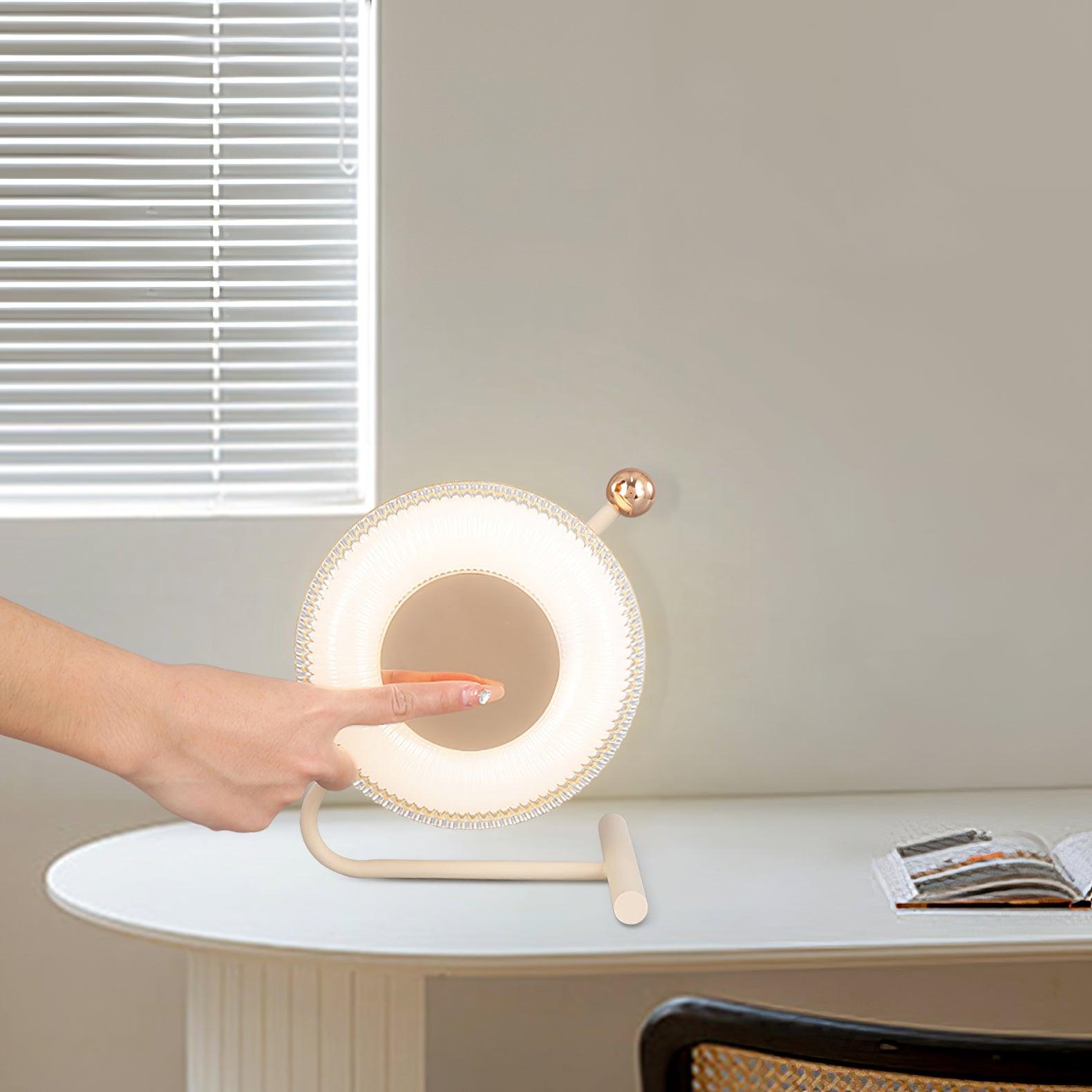 Halon Acrylic Modern Table Lamp-Neutral Decor