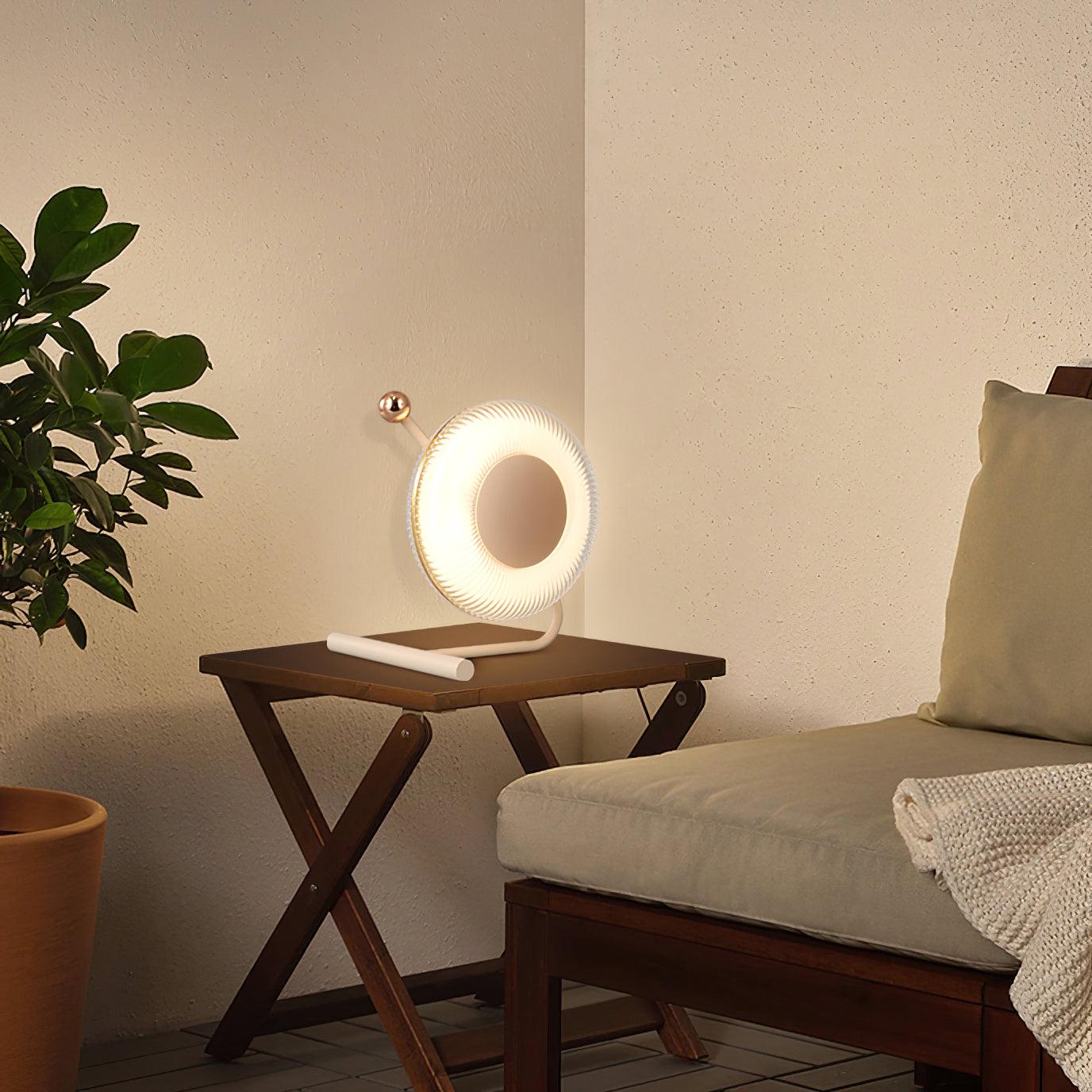 Halon Acrylic Modern Table Lamp-Neutral Decor