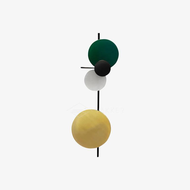 Mirq Wall Lamp Magnetic Discs Artistic-Neutral Decor