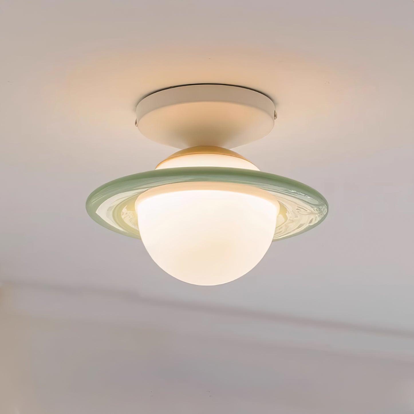 Ceiling Light Playful Planet Shape Soft Glow Whimsical Modern