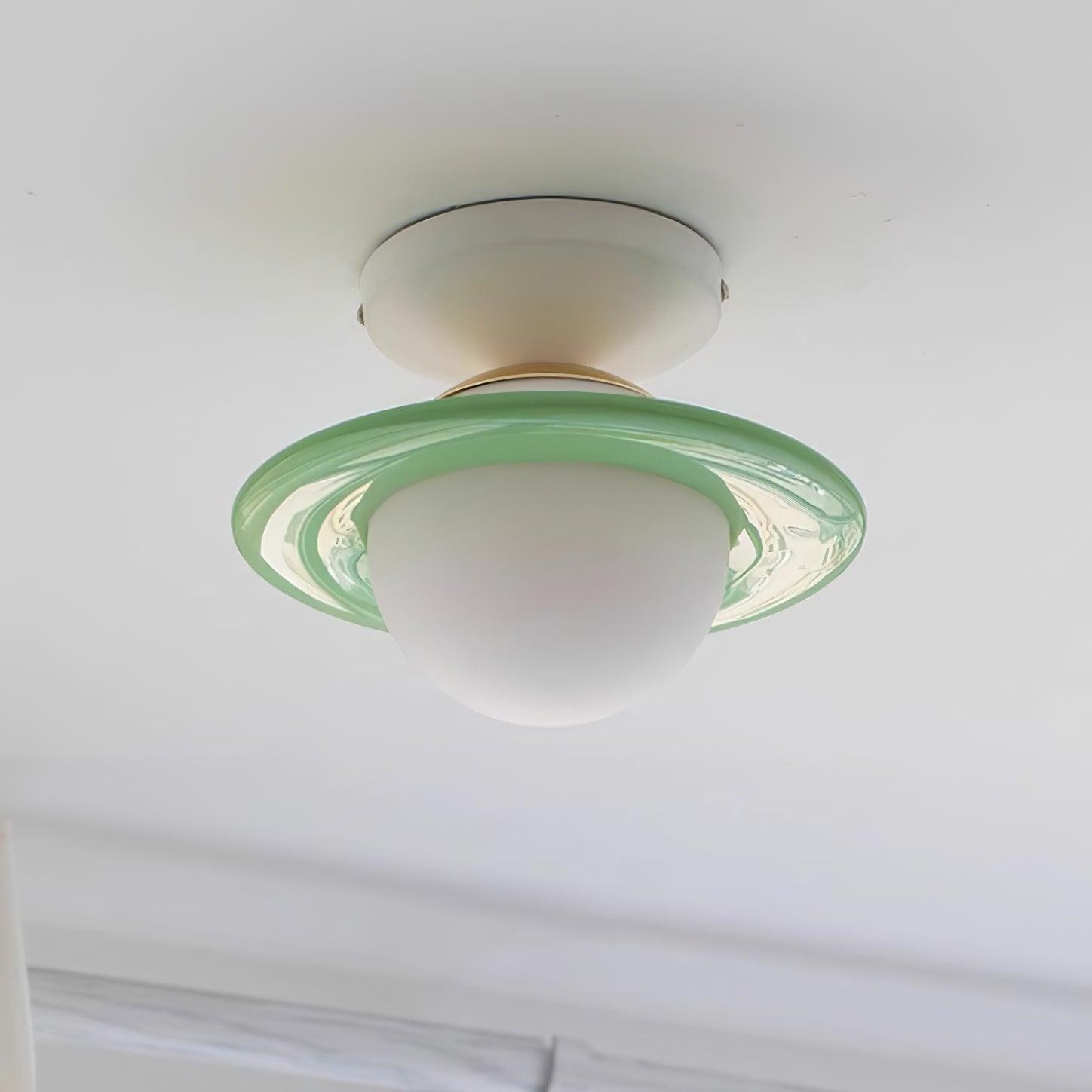 Ceiling Light Playful Planet Shape Soft Glow Whimsical Modern