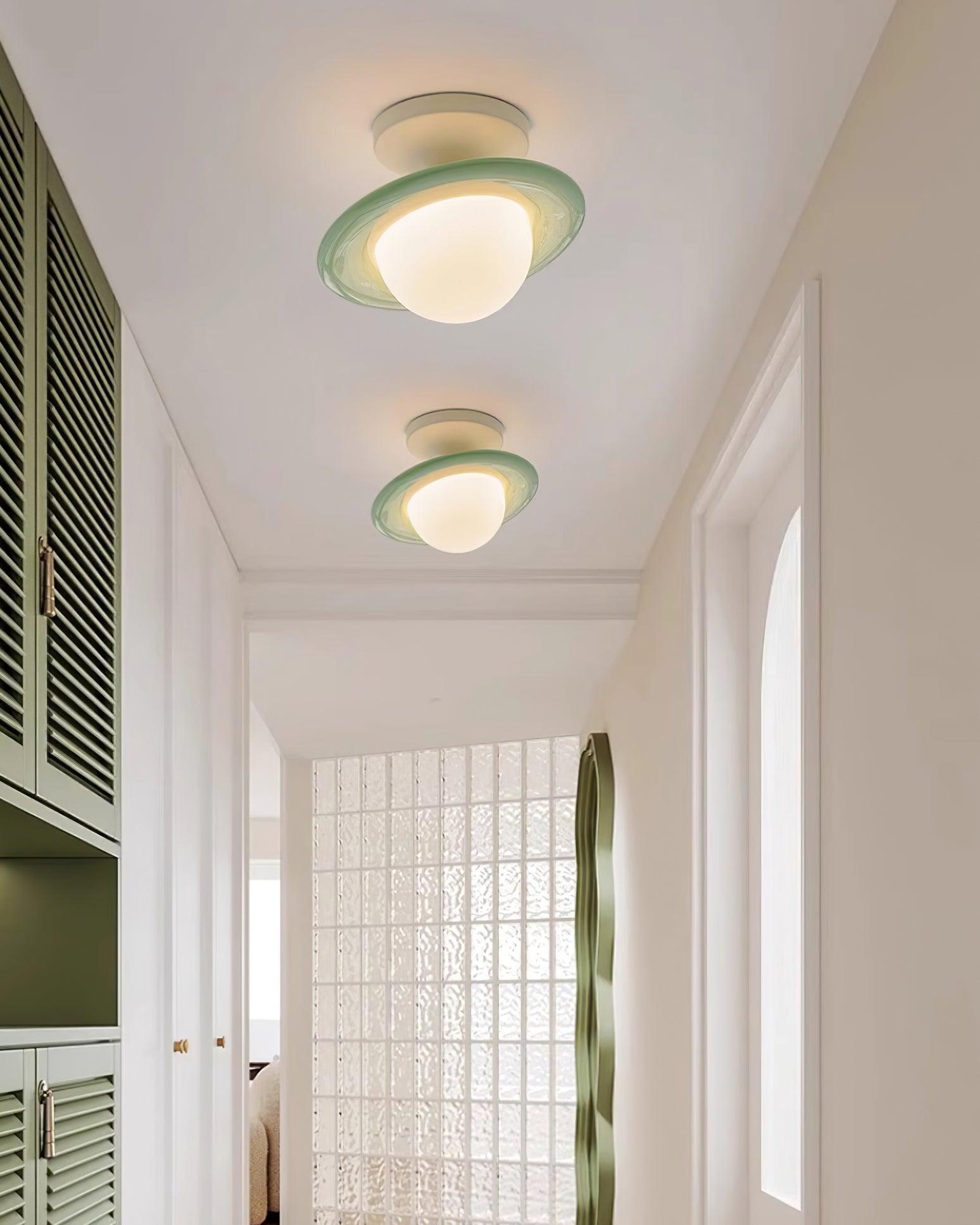 Ceiling Light Playful Planet Shape Soft Glow Whimsical Modern