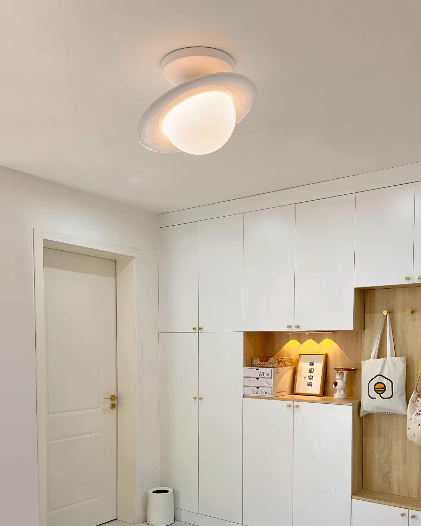 Ceiling Light Playful Planet Shape Soft Glow Whimsical Modern