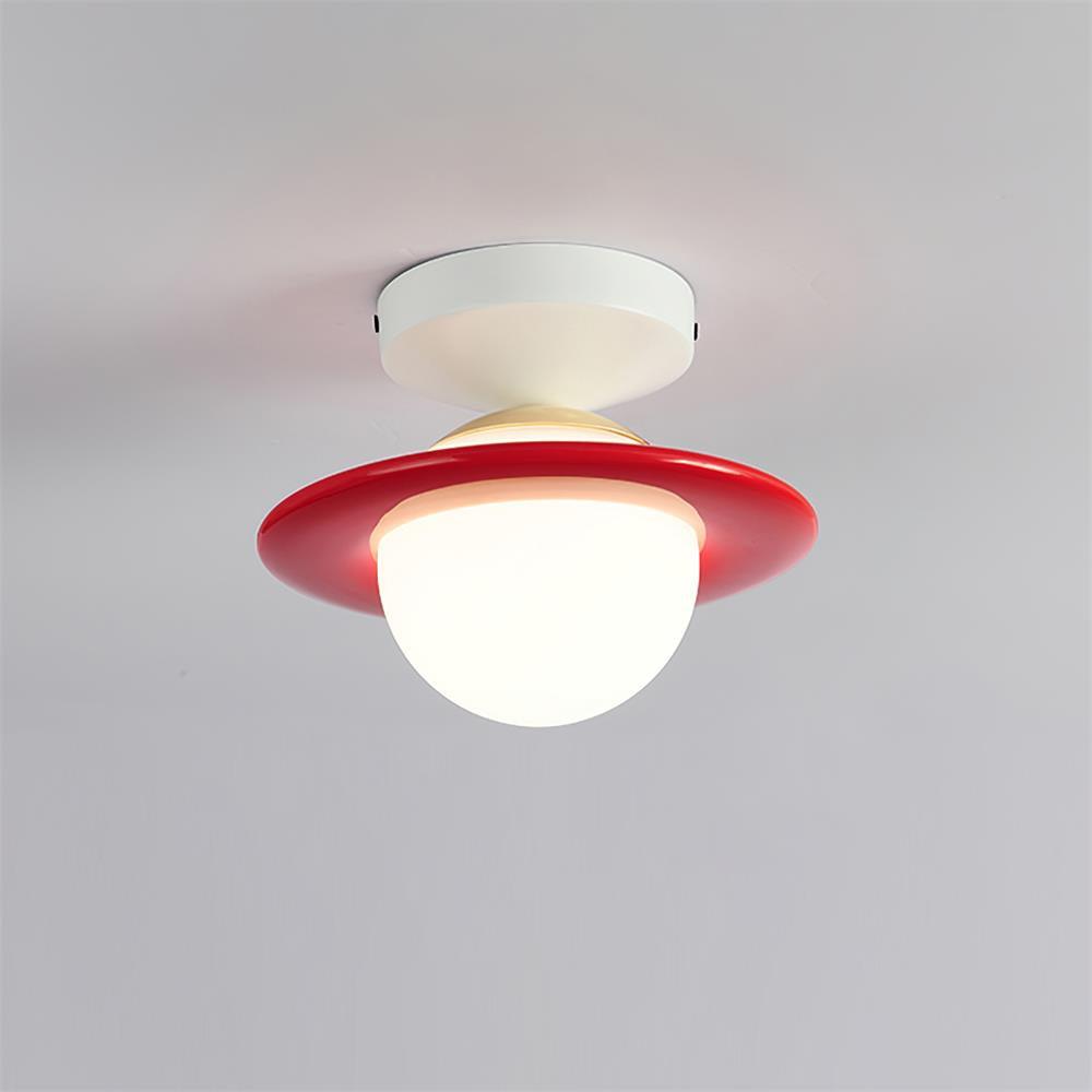 Ceiling Light Playful Planet Shape Soft Glow Whimsical Modern