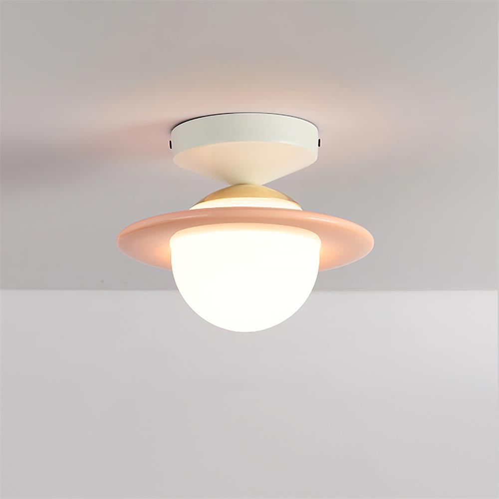 Ceiling Light Playful Planet Shape Soft Glow Whimsical Modern