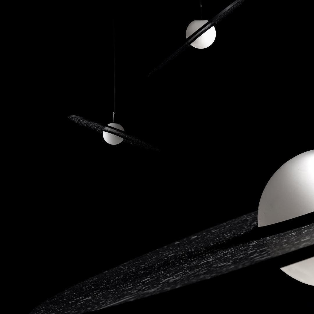 Lustra Pendant Light Planet for Living Room-Neutral Decor