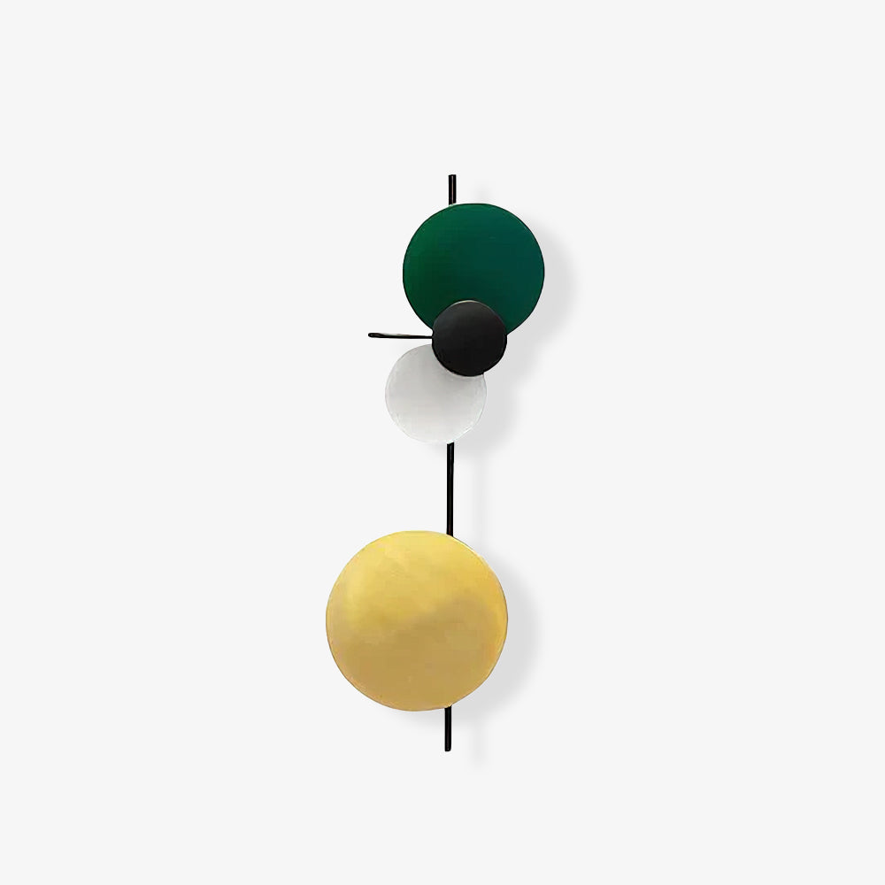 Mirq Wall Lamp Magnetic Discs Artistic-Neutral Decor