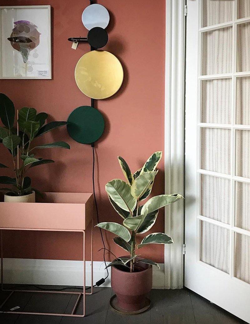 Mirq Wall Lamp Magnetic Discs Artistic-Neutral Decor