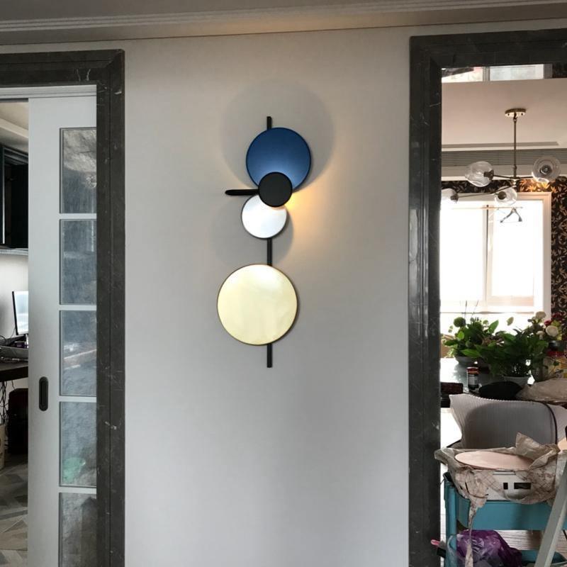Mirq Wall Lamp Magnetic Discs Artistic-Neutral Decor