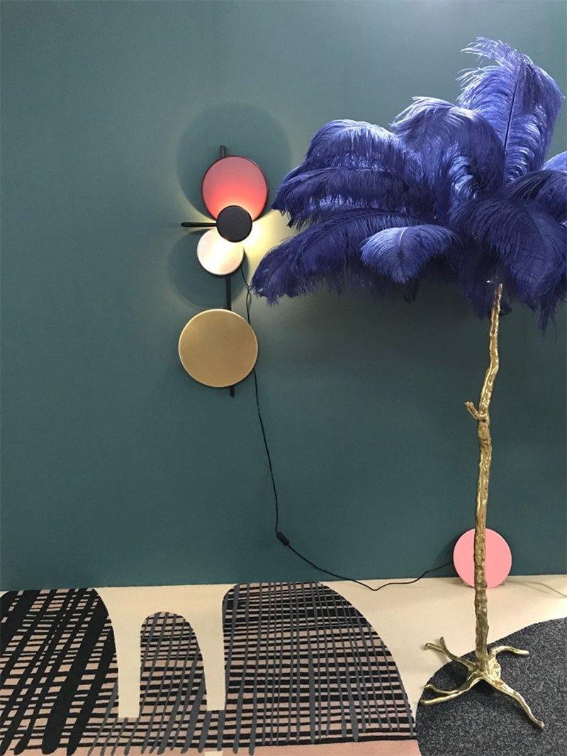 Mirq Wall Lamp Magnetic Discs Artistic-Neutral Decor