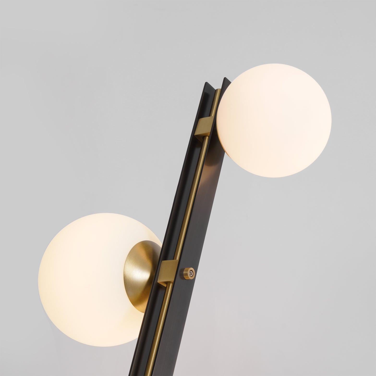 Stella Elegant Glass Floor Lamp-Neutral Decor
