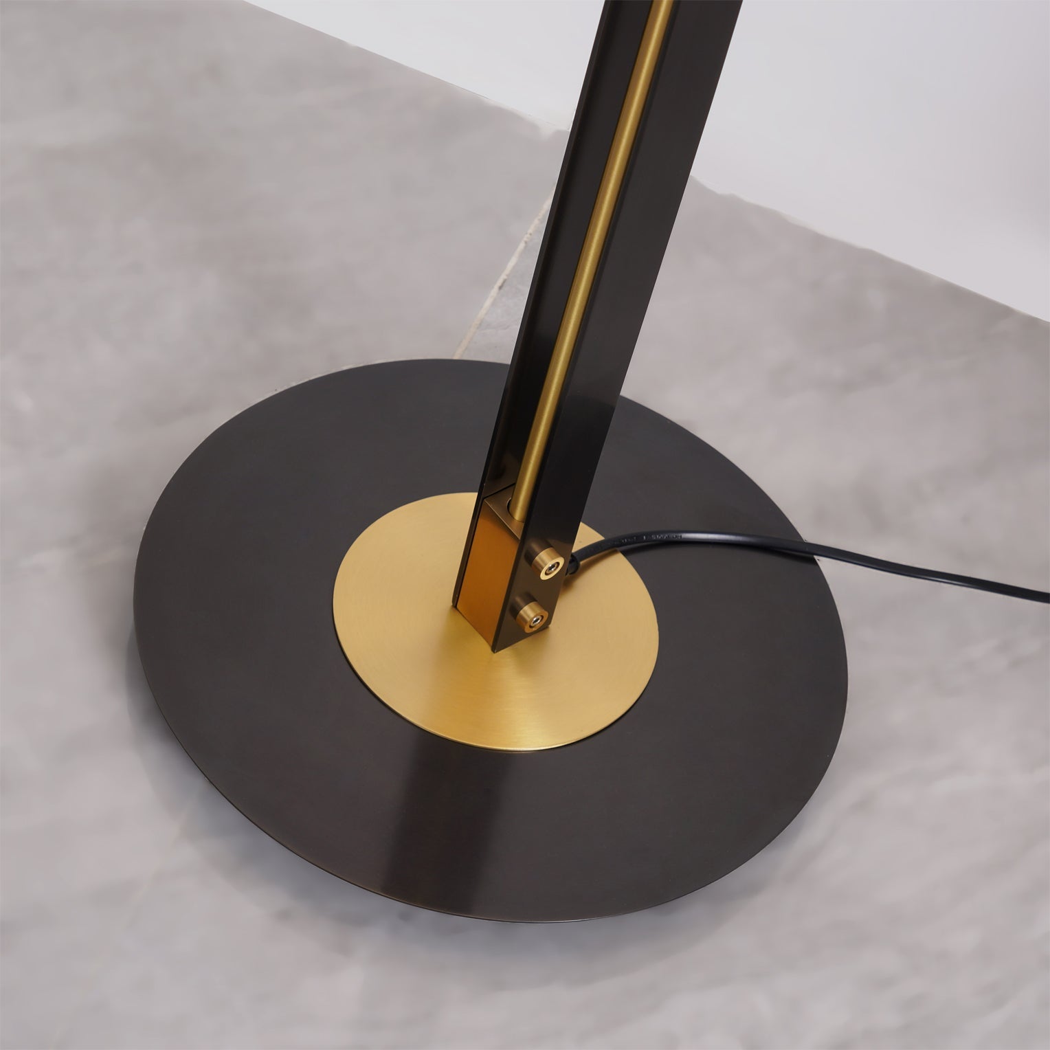 Stella Elegant Glass Floor Lamp-Neutral Decor