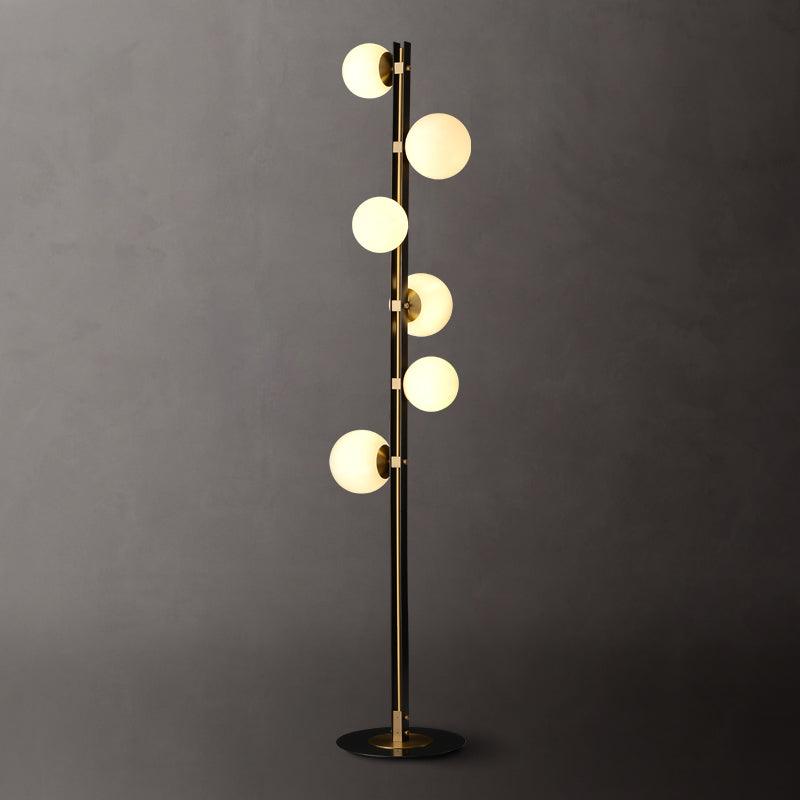 Stella Elegant Glass Floor Lamp-Neutral Decor