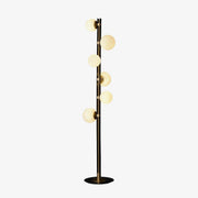 Stella Elegant Glass Floor Lamp-Neutral Decor