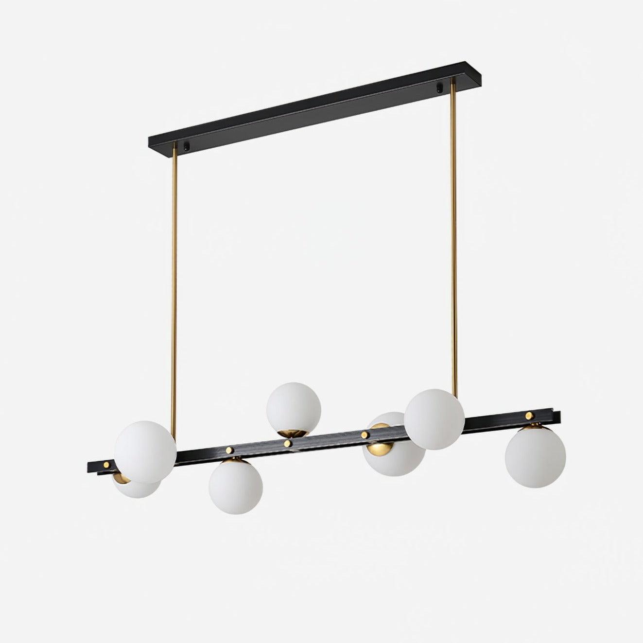 Lyra Modern Glass Pendant Lamp-Neutral Decor