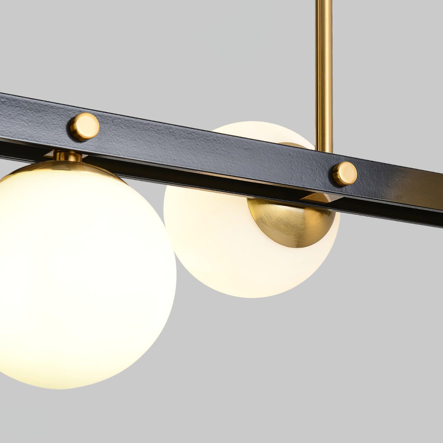 Lyra Modern Glass Pendant Lamp-Neutral Decor