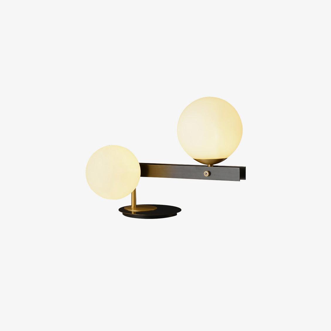 Liora Contemporary Glass Table Lamp-Neutral Decor