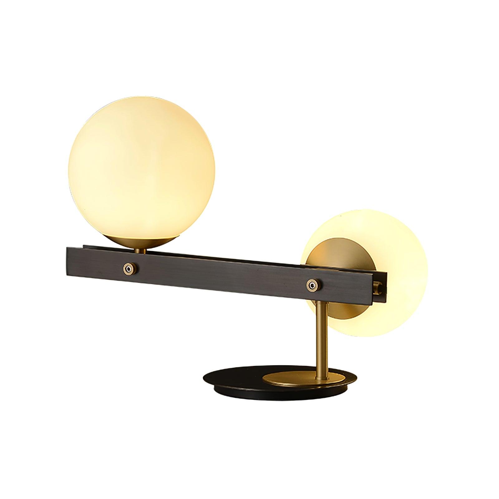 Liora Contemporary Glass Table Lamp-Neutral Decor