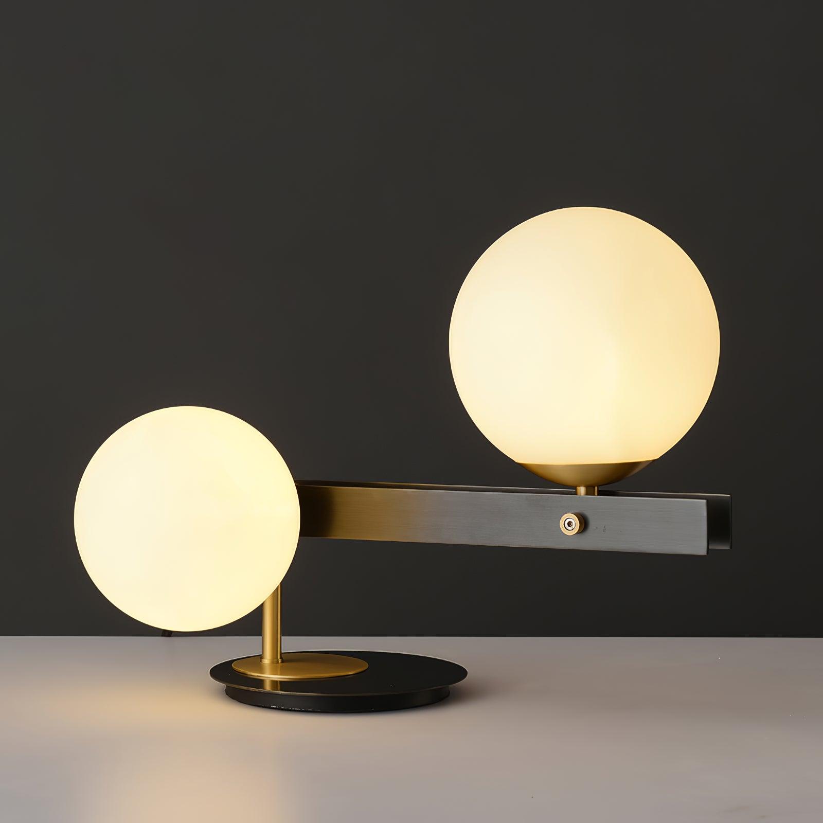 Liora Contemporary Glass Table Lamp-Neutral Decor