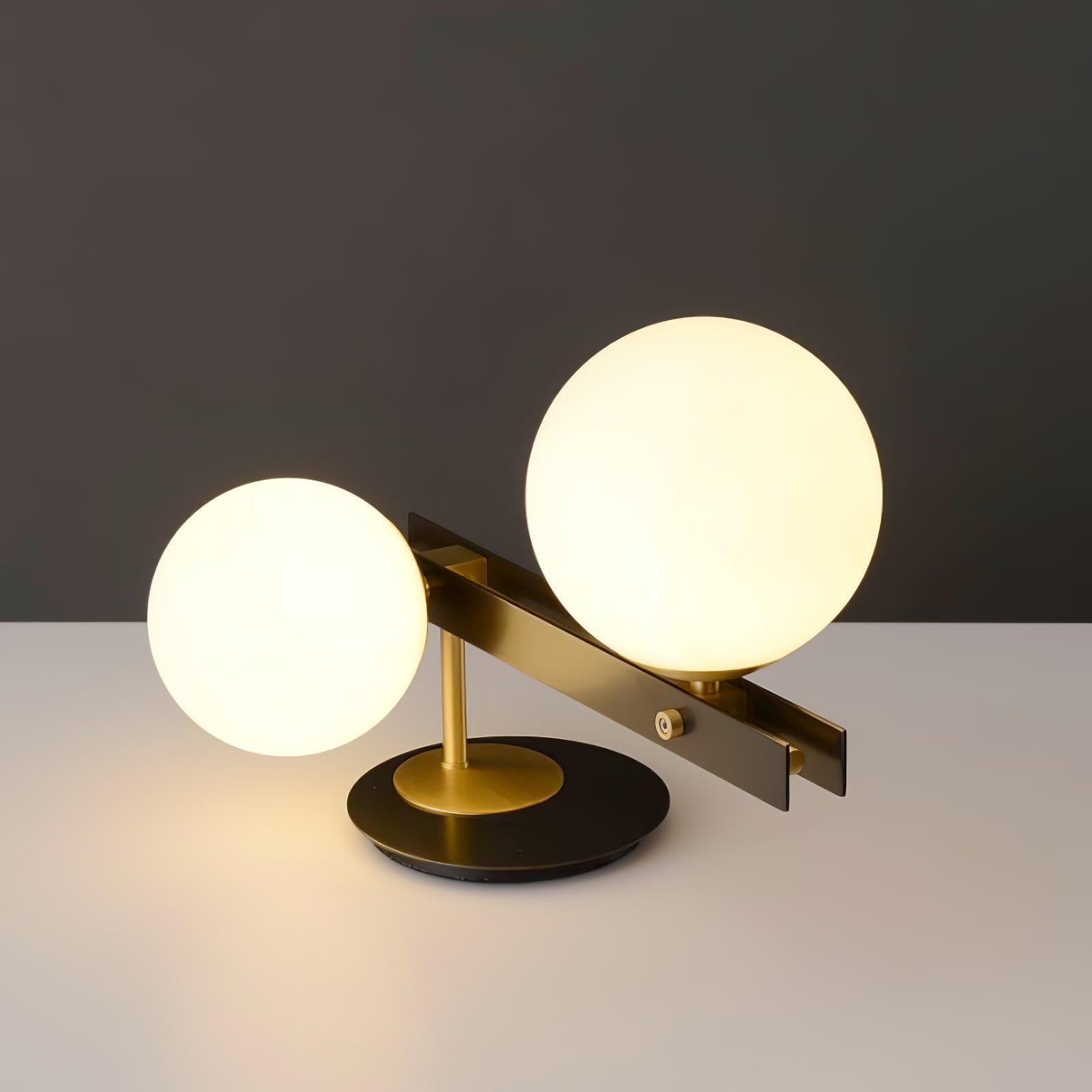 Liora Contemporary Glass Table Lamp-Neutral Decor
