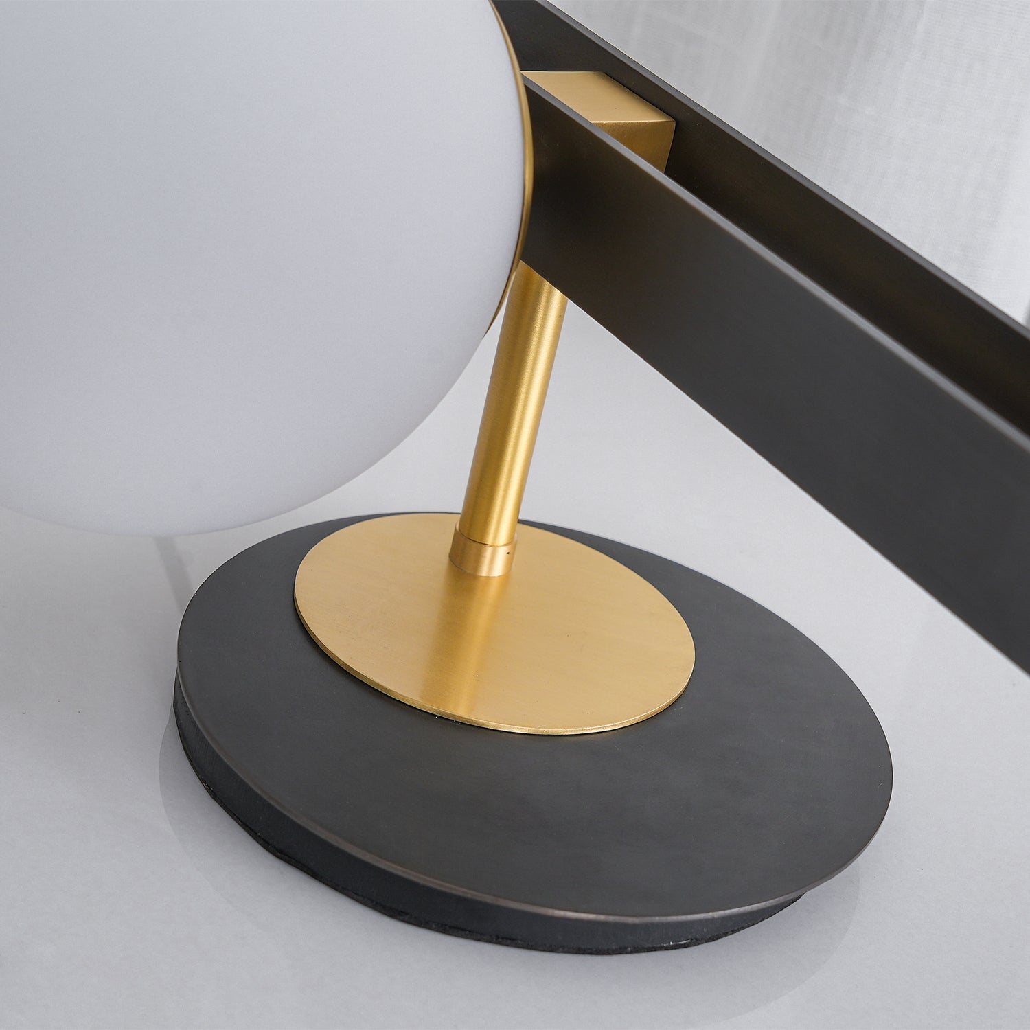 Liora Contemporary Glass Table Lamp-Neutral Decor