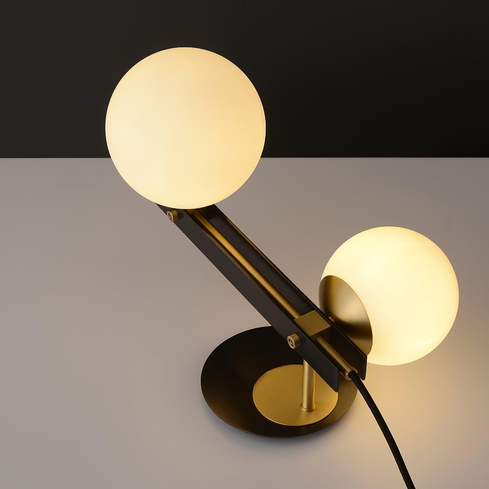 Liora Contemporary Glass Table Lamp-Neutral Decor