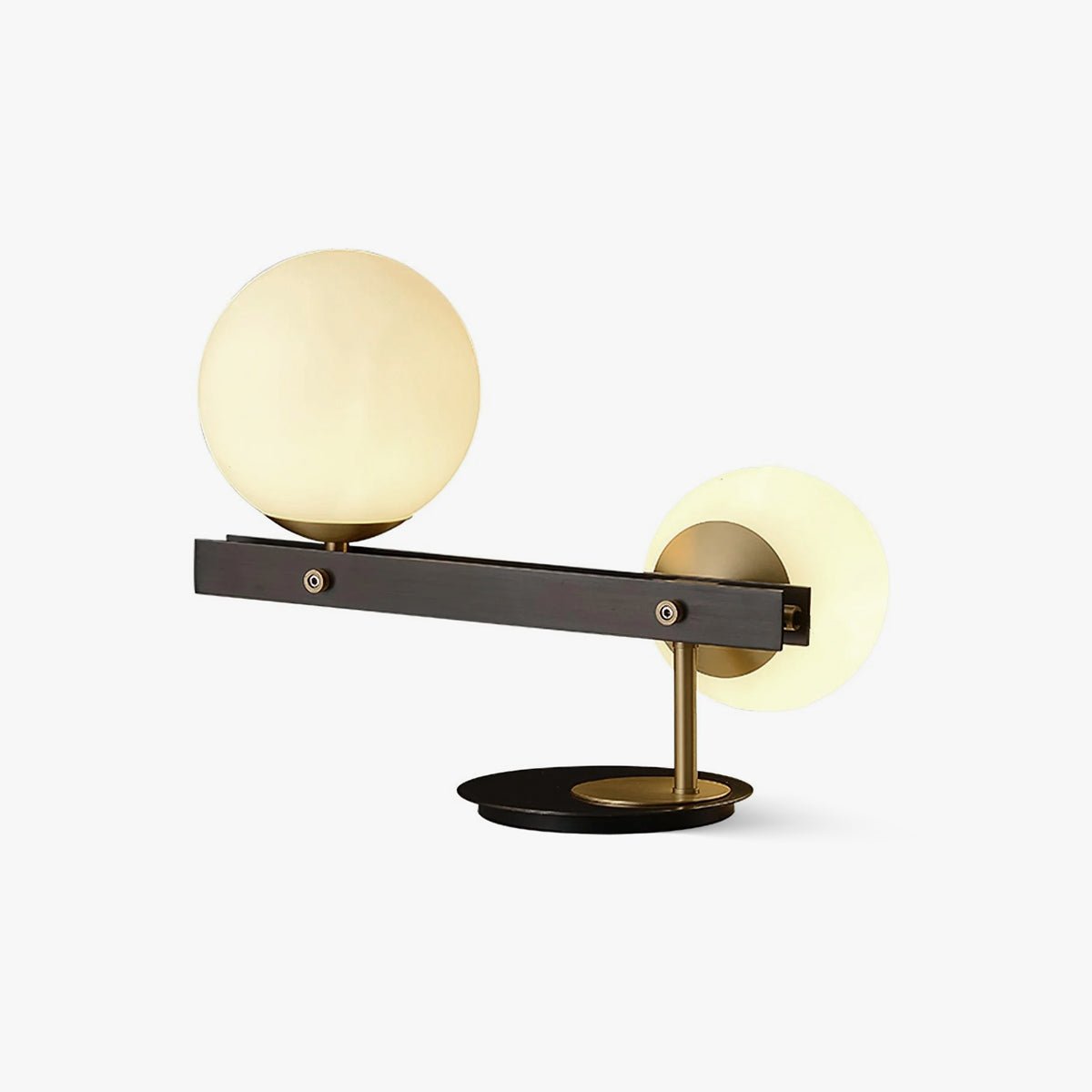 Liora Contemporary Glass Table Lamp-Neutral Decor