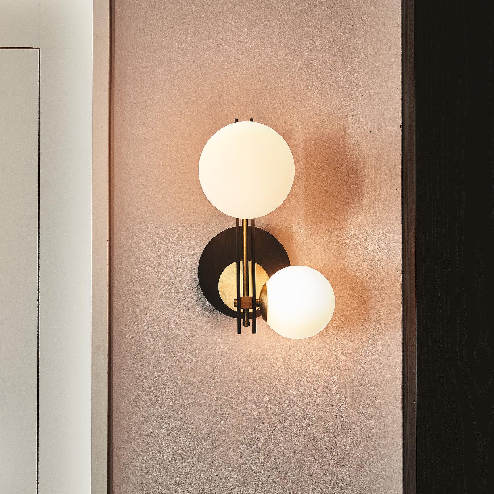 Lustra Wall Lamp Planetary Glass-Neutral Decor