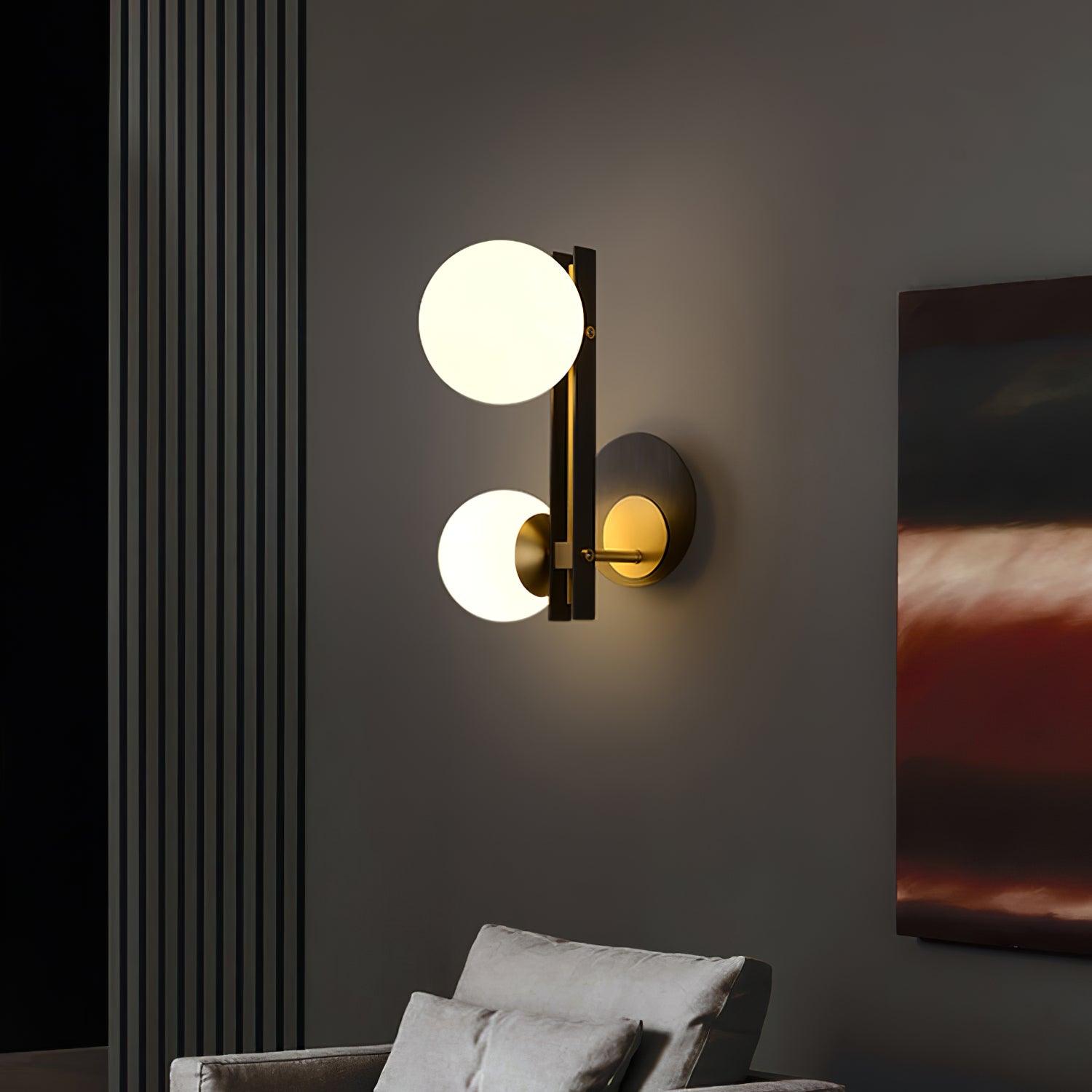 Lustra Wall Lamp Planetary Glass-Neutral Decor