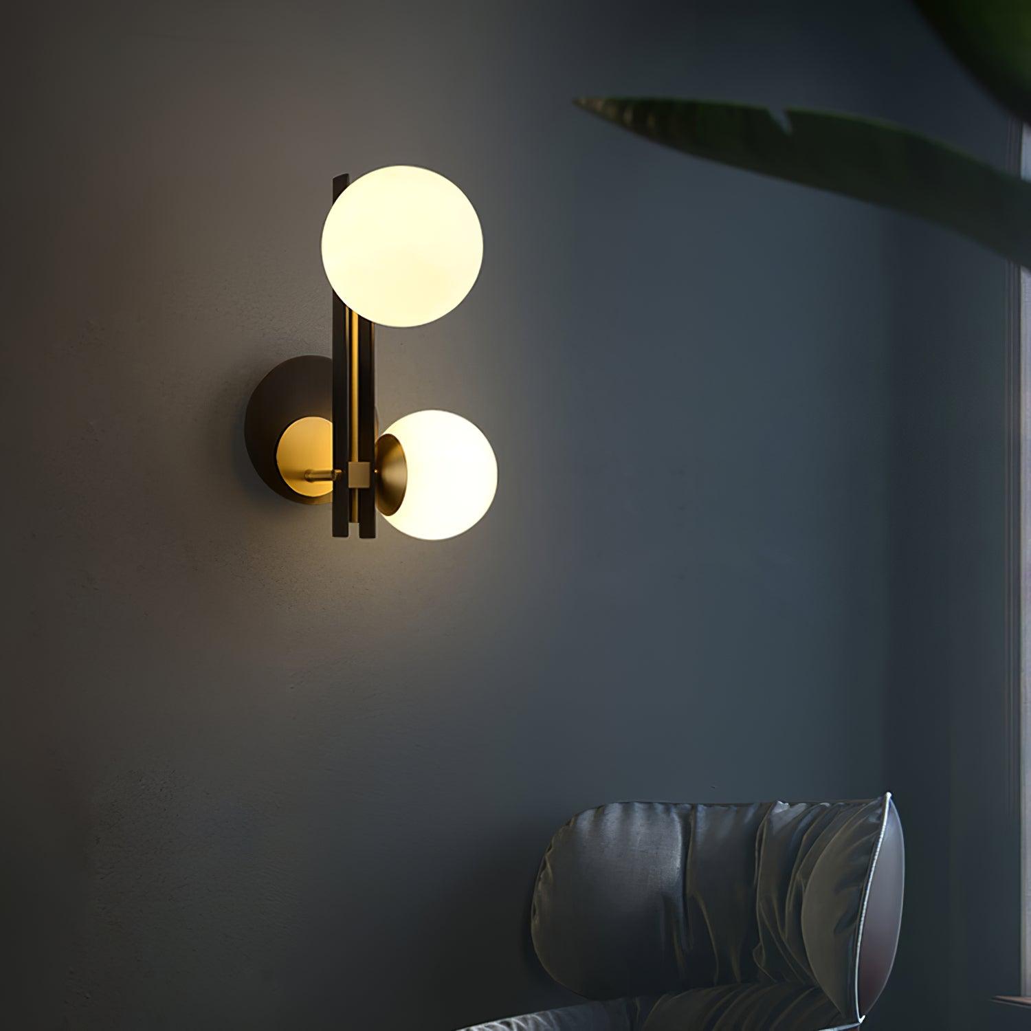 Lustra Wall Lamp Planetary Glass-Neutral Decor