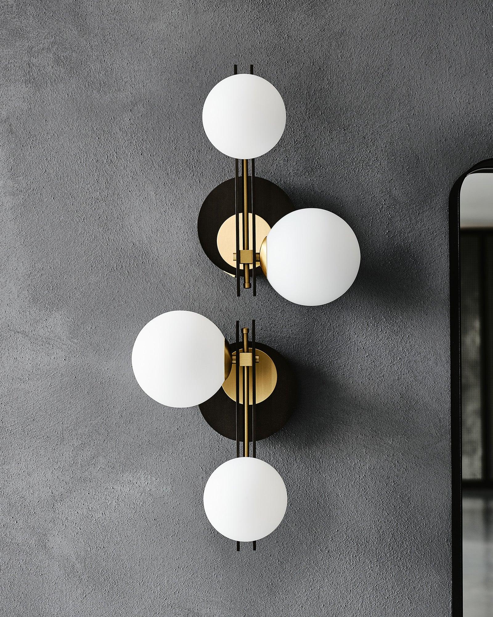 Lustra Wall Lamp Planetary Glass-Neutral Decor