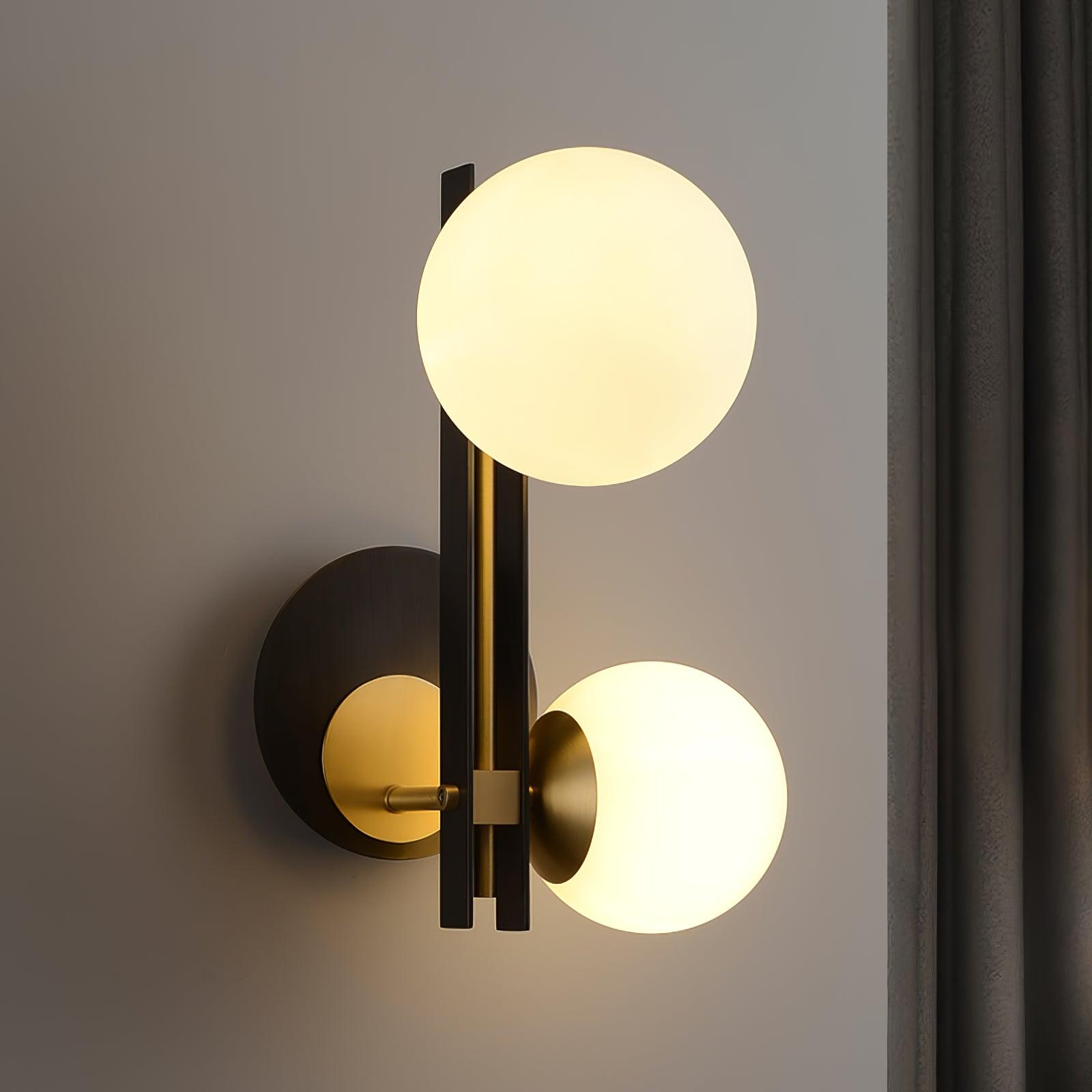Lustra Wall Lamp Planetary Glass-Neutral Decor