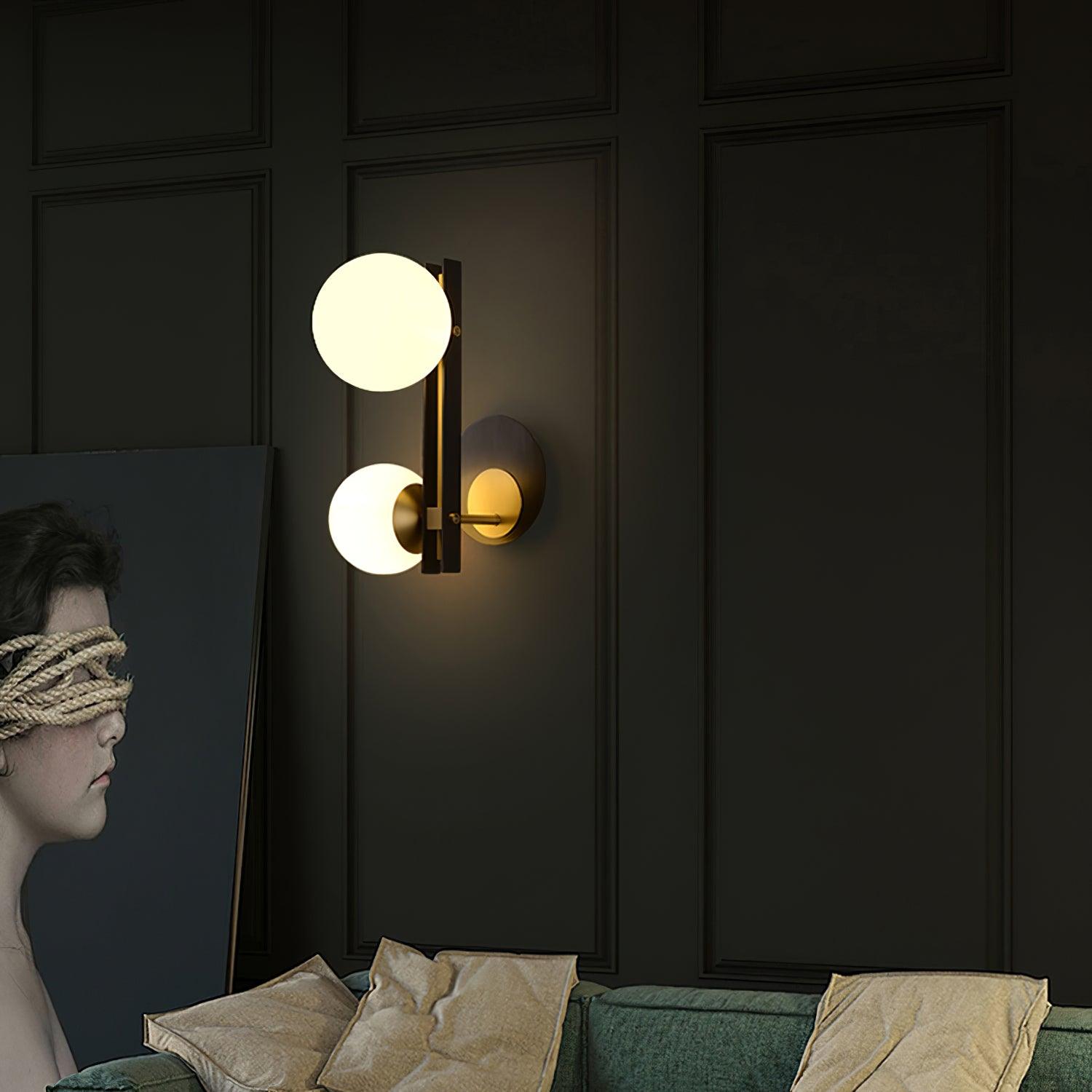 Lustra Wall Lamp Planetary Glass-Neutral Decor