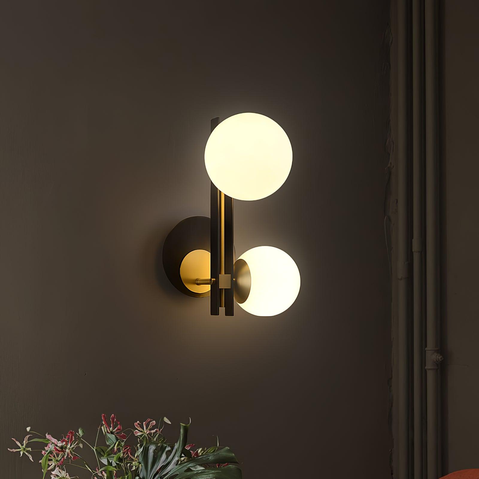 Lustra Wall Lamp Planetary Glass-Neutral Decor