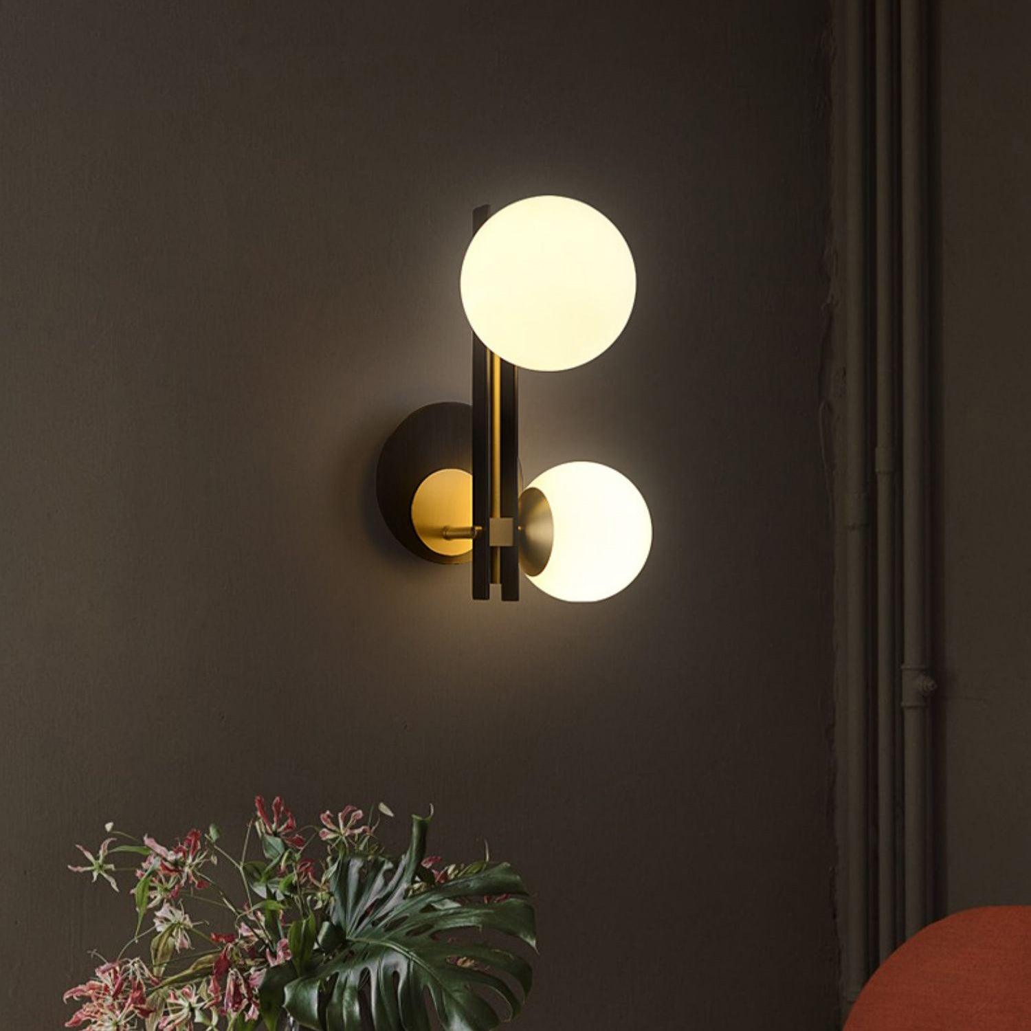 Lustra Wall Lamp Planetary Glass-Neutral Decor