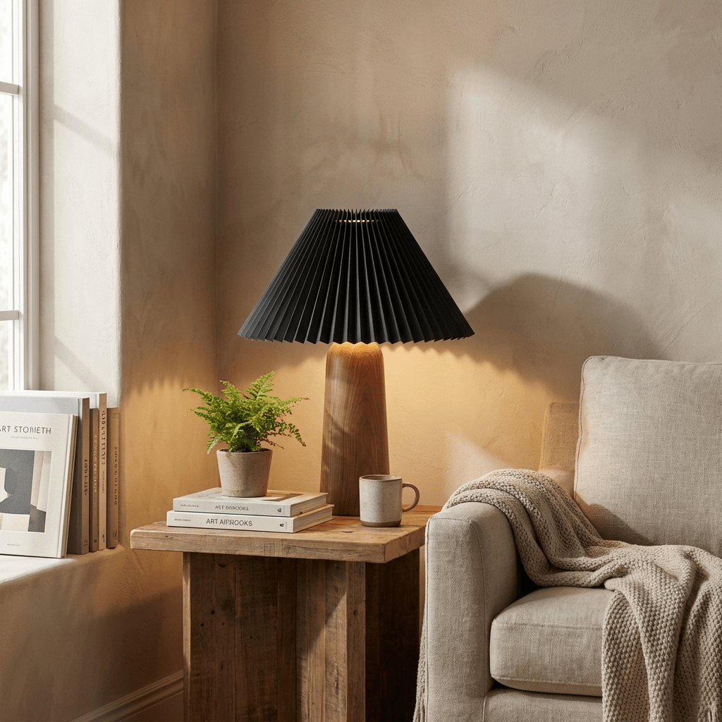 Pleara Table Lamp-Neutral Decor
