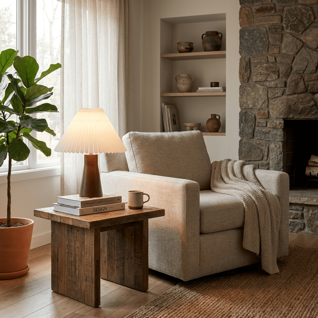 Pleara Table Lamp-Neutral Decor