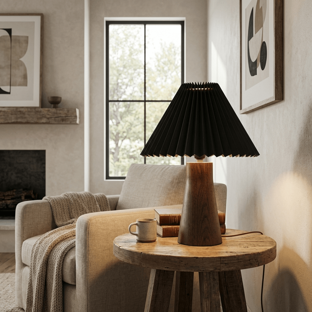 Pleara Table Lamp-Neutral Decor