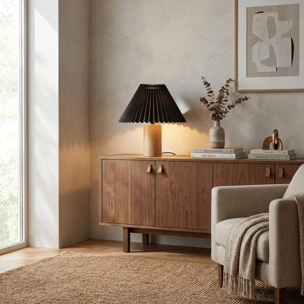 Pleara Table Lamp-Neutral Decor