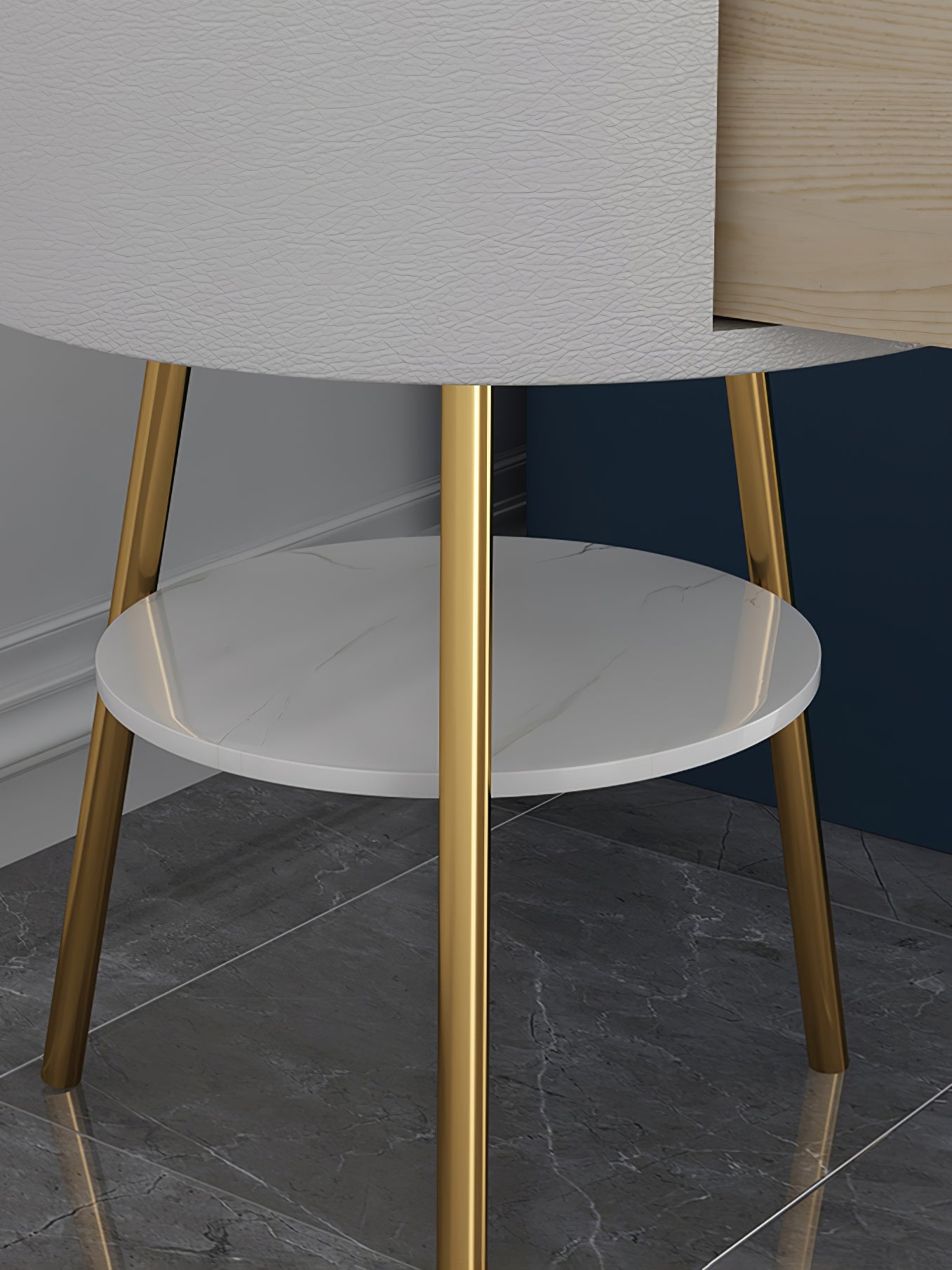 Arcora Pleated Arc Floor Light-Neutral Decor