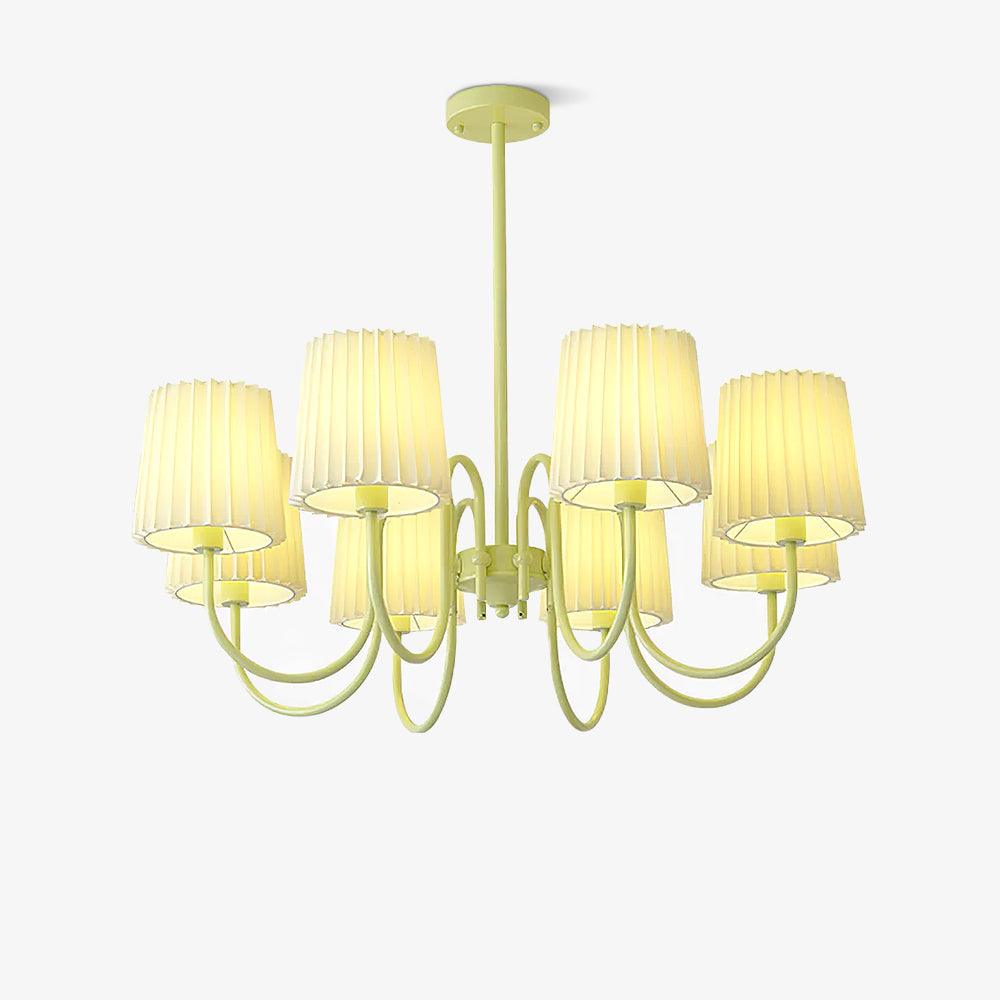 Isolora Fabric Chandelier-Neutral Decor