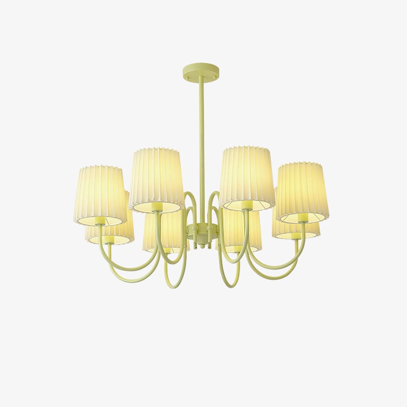 Isolora Fabric Chandelier-Neutral Decor