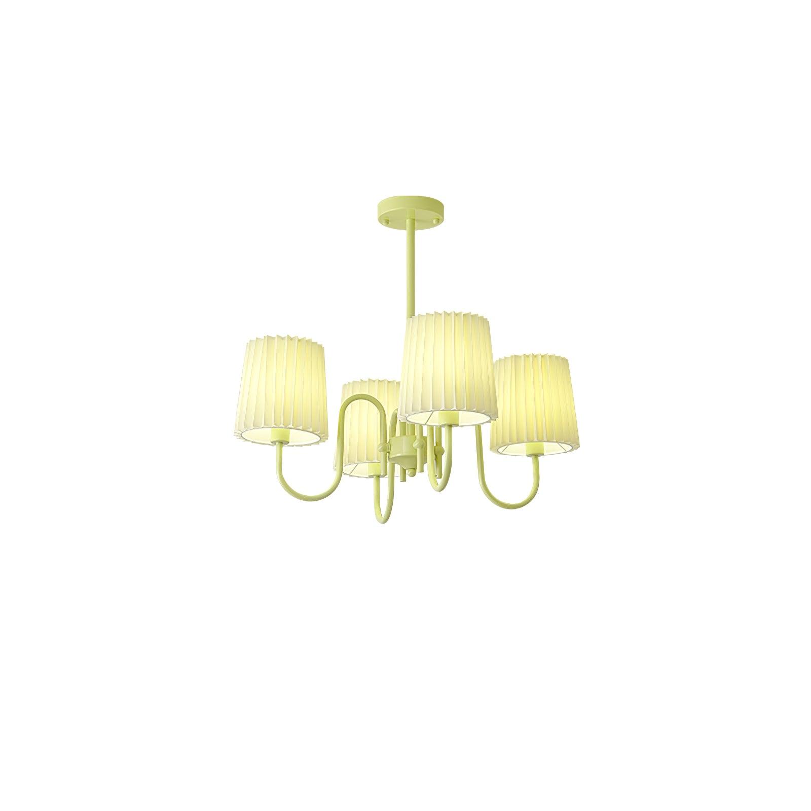 Isolora Fabric Chandelier-Neutral Decor