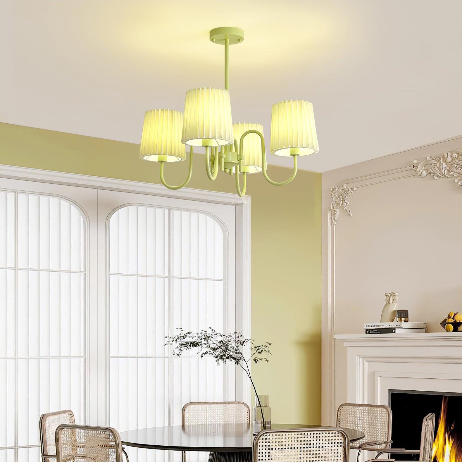 Isolora Fabric Chandelier-Neutral Decor
