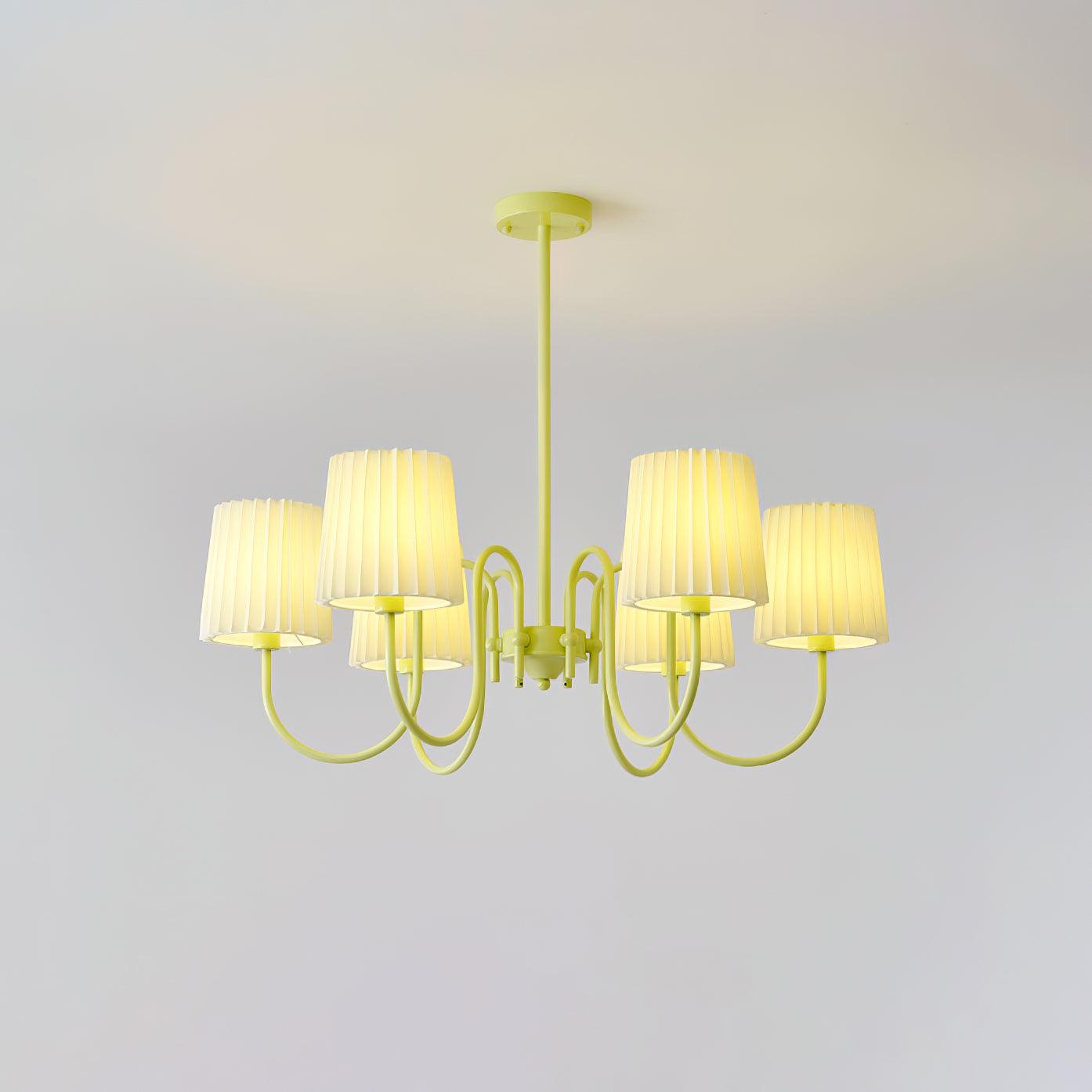 Isolora Fabric Chandelier-Neutral Decor