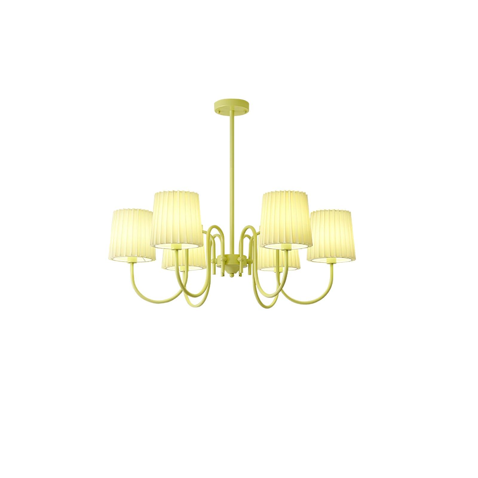 Isolora Fabric Chandelier-Neutral Decor
