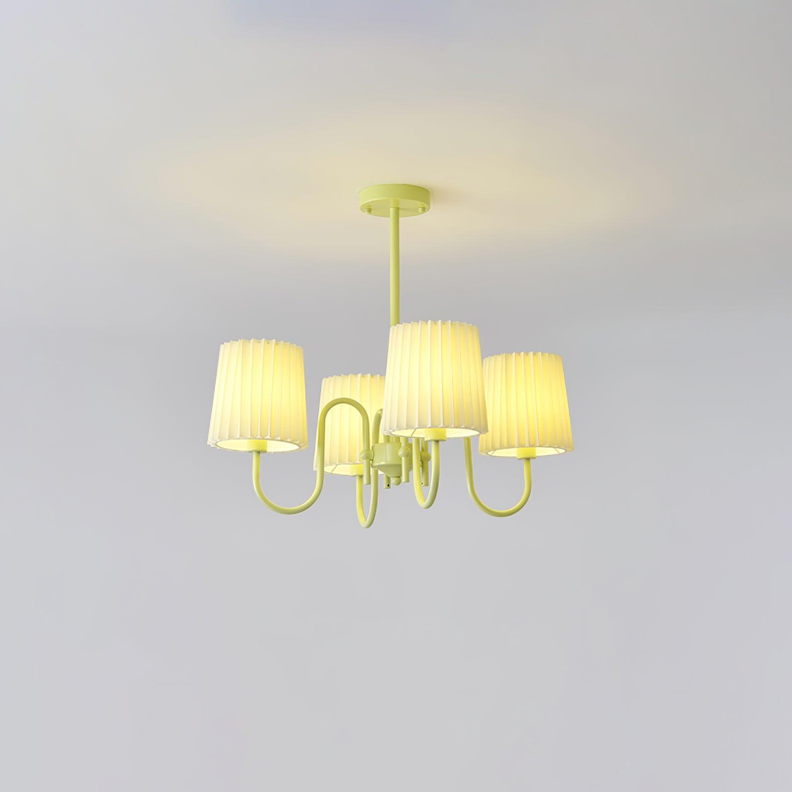 Isolora Fabric Chandelier-Neutral Decor
