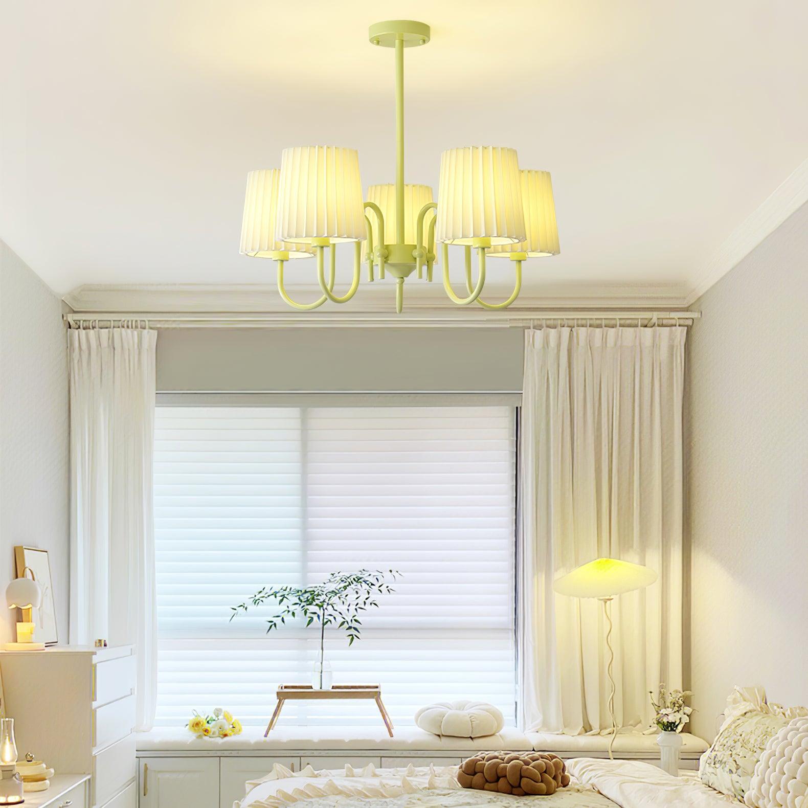 Isolora Fabric Chandelier-Neutral Decor