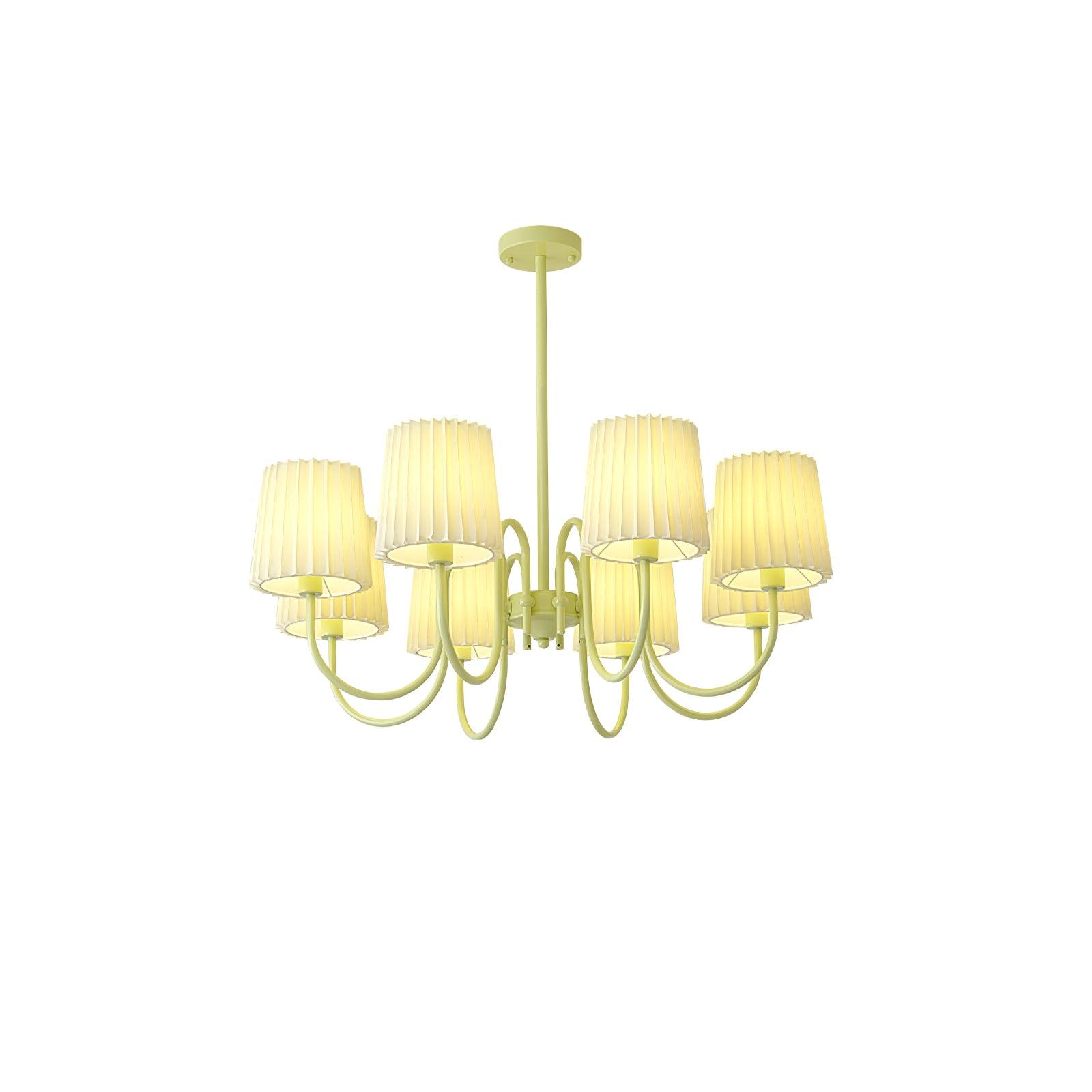 Isolora Fabric Chandelier-Neutral Decor